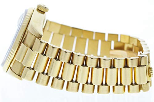 Rolex Mens 18k Yellow Gold President Watch Tapestry Dial Model 18038 (Preowned)2