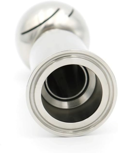 1pc 304SS Rotary Spray Ball for Tank Cleaning - CIP Cleaning Fitting for Pharmaceutical and Mechanical Equipment(1 In)