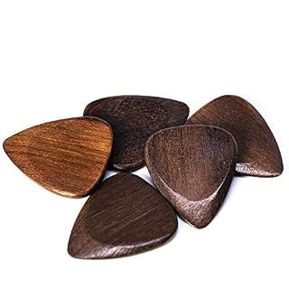 Timber Tones Lot de 4 médiators en bois pour guitare électrique - Les Beatles, Paul McCartney, John Lennon, RIngo Starr, George Harrison Timber Tones Lot de 4 médiators en bois pour guitare électrique – Image 7
