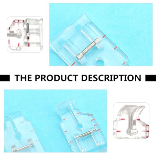 Artibetter 5pcs Quilting Presser Foot máquina de coser miniatura 6