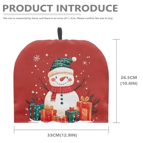 Image of Hudotybom Cold Snowman Tea Cozy for Teapot Insulated Large Teapot Cover to Keep Warm Tea Kettle Cover Thanksgiving Fall Kitchen Home Decorations