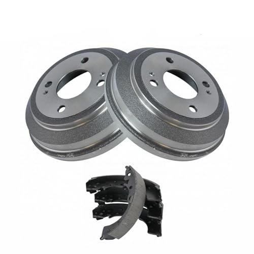 IINAWO Rear Brake Shoes Set & 2 Drums Kit Left & Right for Honda for CRX 1988-1991 for Civic 1984-1995 for Civic del Sol 1993-1997 2652373482