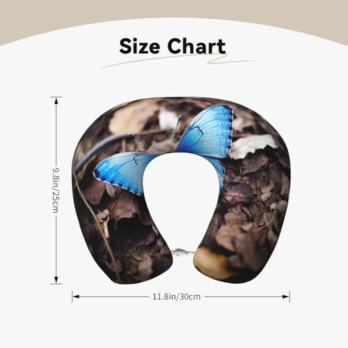Almohada de poliéster tamaño único con diseño mariposa miniatura 5