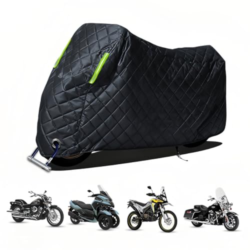 【AVVISO IMPORTANTE】Telo coprimoto per Suzuki GSX-S1000GX 2024-: Questo prodotto include solo un telo coprimoto e una custodia. (Non include il lucchetto nella foto), è adatto alla maggior parte delle motociclette, si prega di confermare le dimensioni prima dell'acquisto. Se la tua moto non è elencata, contattaci con le dimensioni della tua moto (lunghezza, larghezza, altezza) e una foto! Personalizzeremo un telo coprimoto adatto a te.