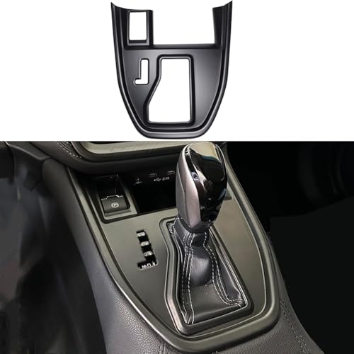 Kolya Center Console Gear Shift Panel Cover Trim Compatible with 2020 2021 2022 2023 2024 2025 Subaru Outback Accessories (Matte Black Without Extra Button)