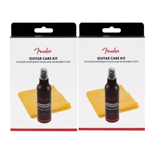 Fender® »POLISH & SHOP CLOTH« 2er-Set mit American Professional Guitar Polish (118ml) und Shop-Cloth Mikrofasertuch