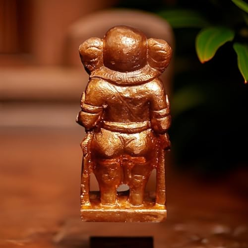 Image of Copper Ganesh Idol 2.2 in | Patina Antique Finish | 130g