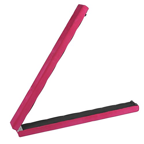 TataYang Schwebebalken, Turnen Schwebebalken Gymnastik Training Balance Beam für Zuhause Turnen (2.1m Rosa Flanell) Cover