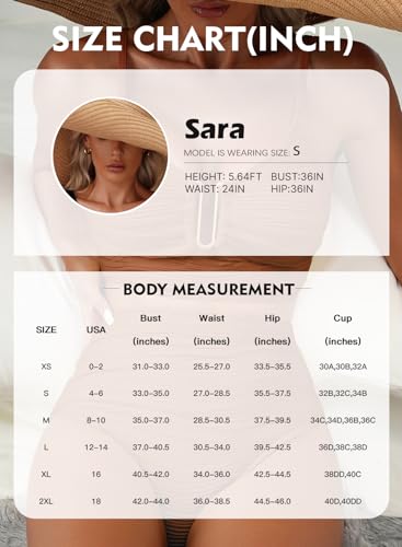 Image of Herseas 2 Piece Bikini Set U-Wire Cutout Popular Swimsuit High Waisted Textured 2026 Summer Beach Swim Bathing Suits