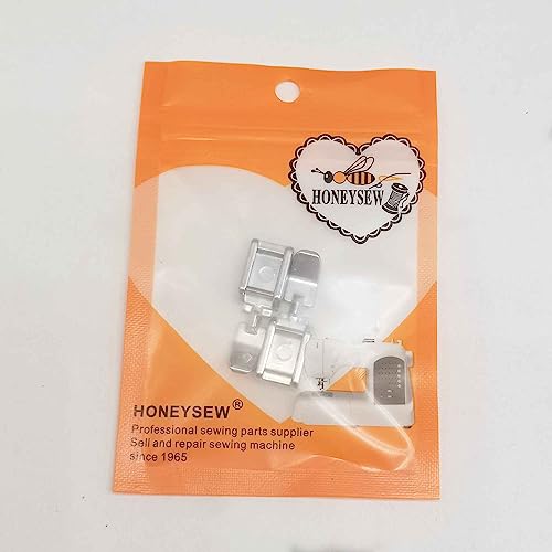HONEYSEW 2 piezas pie prensatelas para cremallera miniatura 5