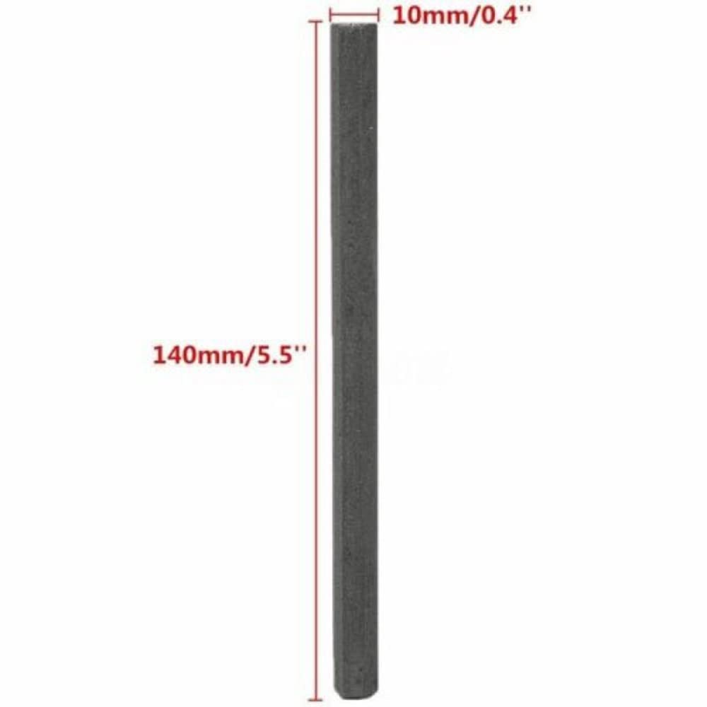 CHALKE Ferritstab, Durchmesser 10 Mm, Länge 5100/140/160/200 Mm, Mittelwelliger Stab, 1 Stück (Color : 10x100mm)