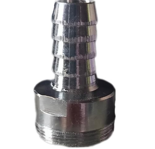 Image of Nozzle Pipe Connector Tap Adaptor for Garden Hose - Washing Machine Faucet Fitting Attachment Chrome-Plated Water Hose Connector for Indoor & Outdoor Use
