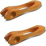 2 piezas de cucharas musicales de madera natural en el paquete, que pueden producir sonidos claros y melodiosos y satisfacer sus necesidades de reproducción de música; Enviarlos a sus amigos y familiares a los que les gusta la música también es una buena opción.