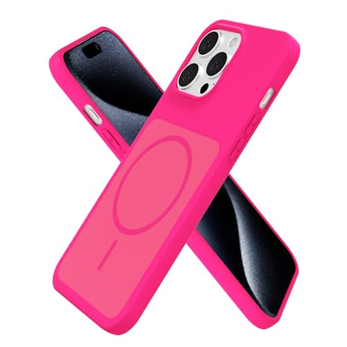 Coque de protection magnétique iPhone 15 Pro gel caoutchouc mince