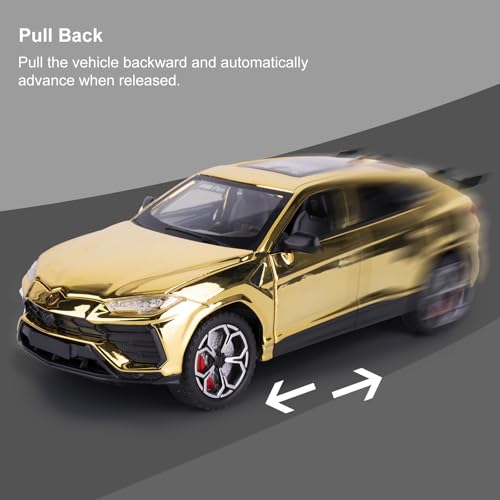 Modelo Lamborghini Urus 1:24 Metal Die-Cast con Sonido miniatura 4