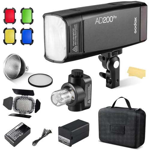 Amazon | GODOX AD200Pro フラッシュストロボ ポケットサイズ