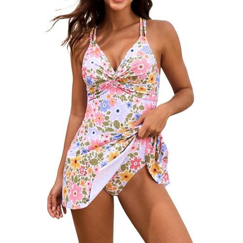 Oferta Flash Trajes De Baño De Una Pieza para Mujer Sexy Ocio Hawái Control De Barriga Viajes Baratos Piezas Trajes Playa Bañadores Mujer Natacion Tela Anti - UV Protección Solar Máxima Morado S