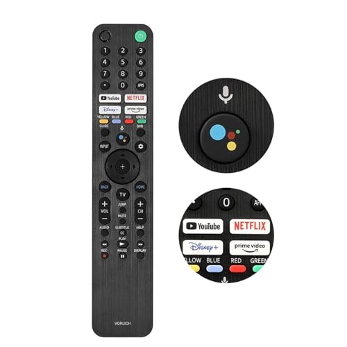 Image of Lambcare Compatible for Soni TV Remote Replacement for Bravia & All 2019-2023 Soni XR /XBR /KD Series 4K LED OLED Google /Android Smart TVs with Voice Command - 1-Year Full Warranty