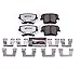 Power Stop Z26-1057 Extreme Performance Carbon Fiber Infused Ceramic Rear Brake Pads For Chrysler 300, Dodge Challenger, Dodge Charger, Dodge Magnum [Model Specific]