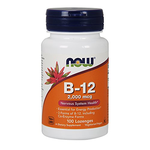 NOW B-12 2000 mcg,100 Lozenges NOW B-12 2000 mcg,100 Lozenges