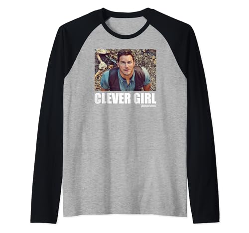 T-shirt Baseball Jurassic World Clever Girl Owen Raglan pour Homme et Femme