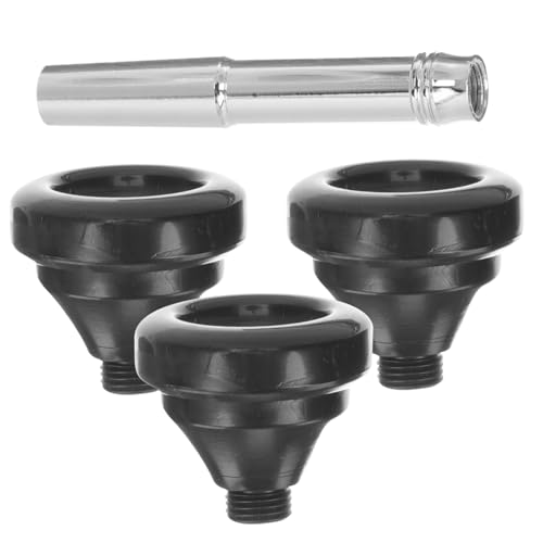 FUNOMOCYA Bb Trumpet Mouthpiece 3 Sizes (3c 5c 7c) Replacement Parts Felt Material Smooth Surface for Trumpet Players