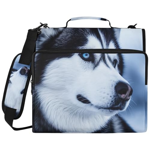 Husky (�n�X�L�[) ���p�o�C���_�[�o�b�O�I�[�K�i�C�U�[ 3�����O�o�C���_�[�P�[�X �m�[�g�p�\�R���R���p�[�g�����g�t�� �h���W�b�v�t�H���_�[ �w�Z��E��p