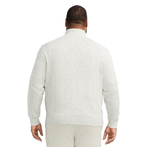 IZOD Men's Big and Tall Button Mock Sweater2