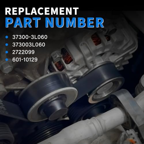 Lazenta 37300-3L060 High Output Alternator 180A Compatible with 2020-2023 Hyundai Palisade 3.8L,2020 2021 2022 Kia Telluride 3.8L,Replacement 2722099,601-10129 by Lazenta - Image 3