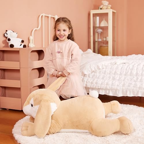 IKASA Groß Hase Stofftier Riesen Kuscheltier,78cm Gross Plüschtier Süße Riesige Flauschige Weich Jumbo Plüsch Spielzeug,Geschenk für Kinder