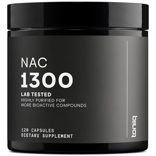 Toniiq 1300mg NAC - 2 Month Supply - Min. 98%+ Tested Purity