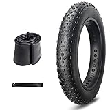 MOHEGIA 1本セット ファットタイヤ: 26x4.0インチ 組み合わせセット - 折り畳み式交換用 MTB自転車タイヤ、チューブ、タイヤレバー - 雪道/山地/電動自転車/三輪車に対応
