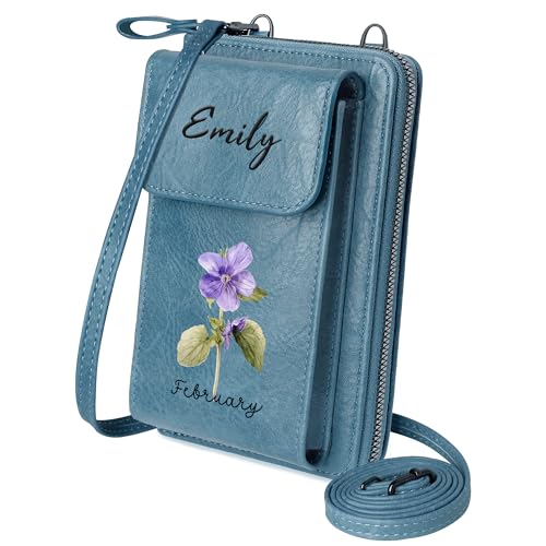 Image of KUKOO Small Crossbody Bags for Women PU Leather Cell Phone Purse Wallet with Credit Card Slots