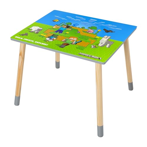 Table et 2 chaises Minecraft Phoenix Group ensemble mobilier enfant