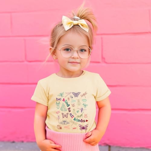Image of Toddler Girls T Shirts Sassy Little Soul Graphic Short Sleeve Shirts 2-7 Years Cotton Baby Girl Retro Daisy Tees Clothes