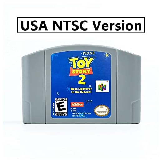 Toy Game Story 2 Buzz Lightyear to the Rescue 64 Bit Game Cartridge USA NTSC version or EUR PAL version For N64 Consoles