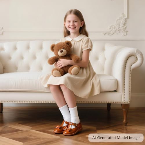 Image of Felix & Flora Toddler Little Girl Mary Jane Dress Shoes - Ballet Flats for Girl Party School Shoes