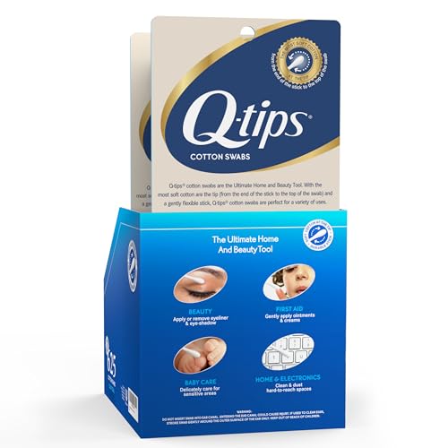 Q-Tips Cotton Swabs 625 Count 2-Pack – Original Cotton Swabs with Soft Tips, Makeup Tools, Beauty, Personal Care & Household Essentials - Thumbnail 2