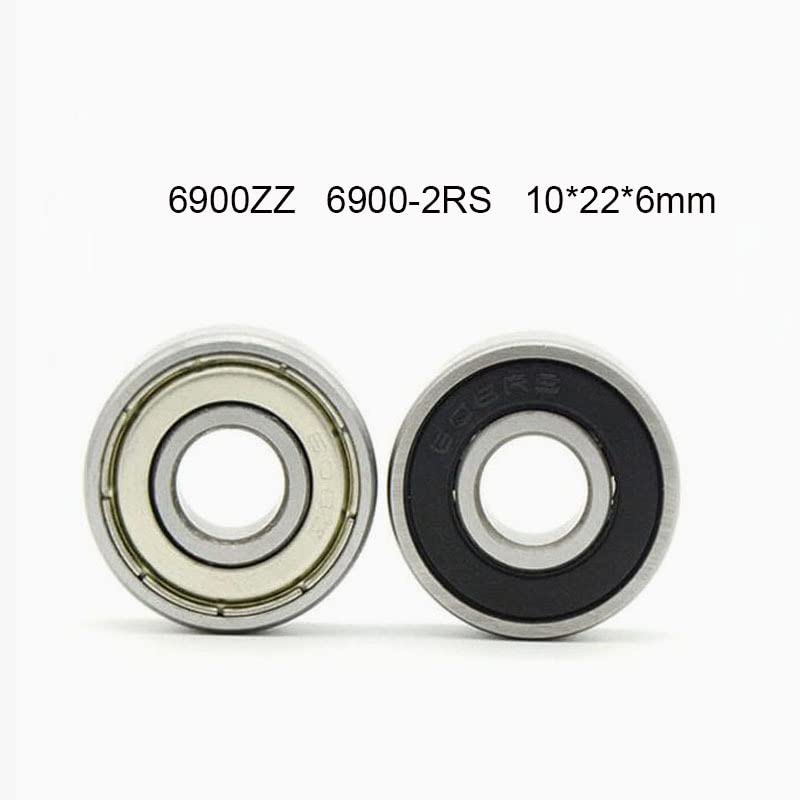 10pcs 6900-2RS Joint En Caoutchouc Roulements à Billes à Gorge Profonde 10mm22mm6mm P 149524