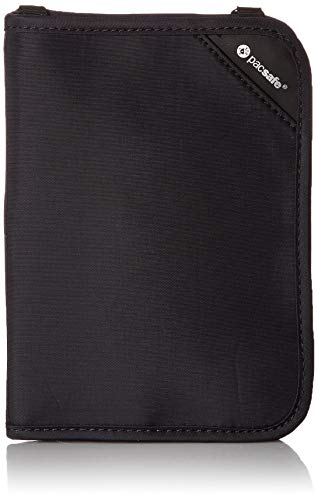 Pacsafe Rfidsafe V150 Anti-theft Blocking Compact Passport Wallet, Black
