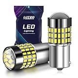 LUYED 2 x 900Lumens Super Bright 1156 3014 78-EX Chipsets 1156 1141 1003 7506 LED Bulbs Used For Back Up Reverse Lights,Brake Lights,Tail Lights,Rv lights,Xenon White