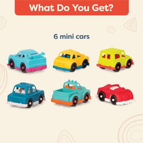 B. Toys BX2265Z Happy Cruisers- Mini Vehicles – Sports, Police, Pickup, Roadster, Taxi, 4X4 – Classic Toys thumb #4