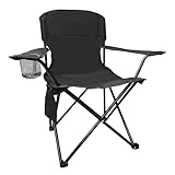 Top 39 Best Camping Chair Review in 2024 34 SAILARY Folding Camping Chair, 225lb Capacity, Includes Cup Holder & Side Storage Bag, 5.5lbs Portable for Beach, Camping, Sport,Black