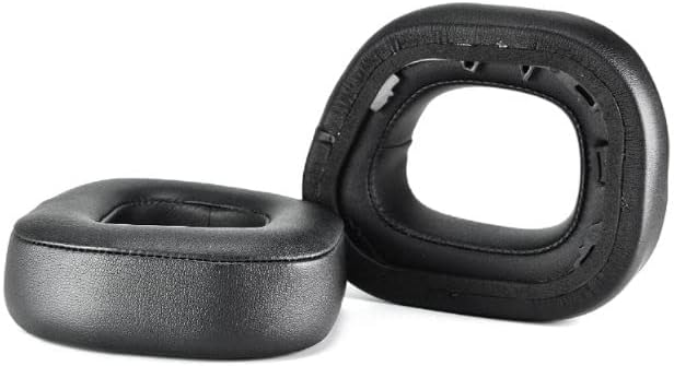 Yaowanguan HS80 RGB Ear Pads Cushions for CORSAIR HS80 RGB Wireless Premium Gaming Headset,Black Protein Leather & Memory Foam Headphones Replacement Repair Earpads - Image 3