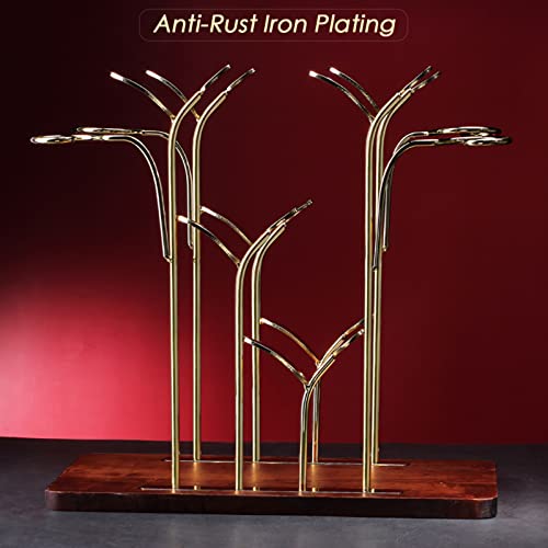 Soporte para Botellas de Vino TPARIS Metal y Madera Dorado miniatura 4