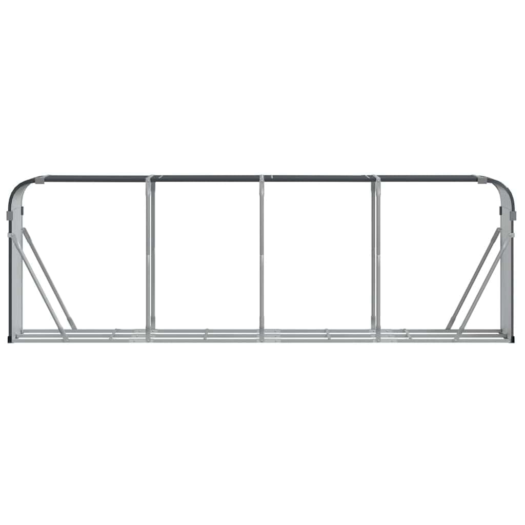 vidaXL Kaminholzunterstand Anthrazit 300x45x100 cm Verzinkter Stahl