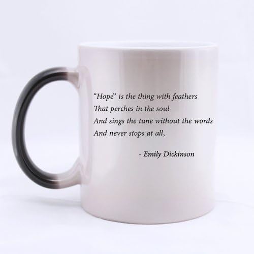 Emily Dickinson Quotes Custom Morphing Mug