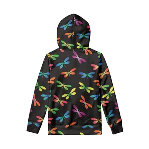 Long Sleeve Sweatshirt Boy/Girl Hoodies with Pockets Casual Pullover for Youth 6-16 Fall Jacket Tops3