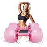 Deiris Mancuernas 1~6 kg Mancuernas Mujeres Juego de Mancuernas Ajustables 1kg,2kg,3kg,4kg,5kg,6kg Mancuernas Agua Mancuernas de Yoga