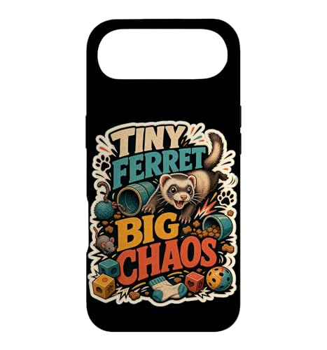 Tiny Ferret Big Chaos �t�F���b�g �X�}�z�P�[�X iPhone Air �p